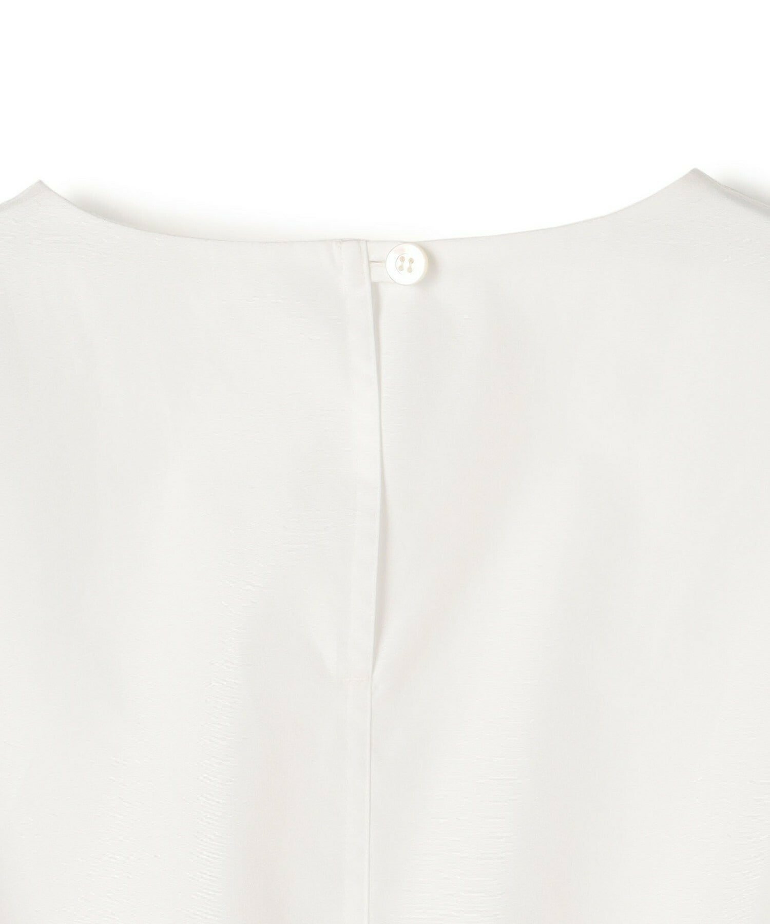 【yoshie inaba】コットンポプリンストレートシルエットシャツ 詳細画像 ホワイト 20