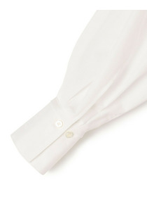 【yoshie inaba】コットンポプリンロング＆リラックスフィットシャツ 詳細画像 ホワイト 17