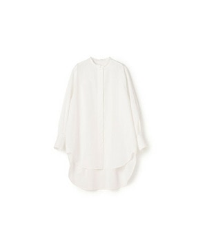 【yoshie inaba】コットンポプリンロング＆リラックスフィットシャツ 詳細画像 ホワイト 1