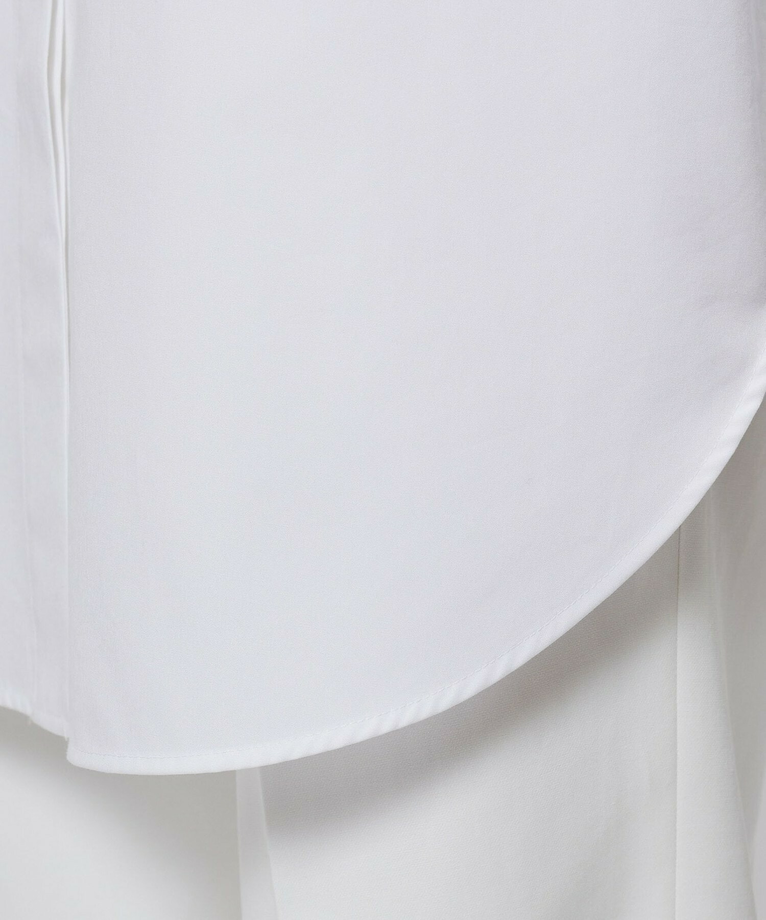 【yoshie inaba】コットンポプリンロング＆リラックスフィットシャツ 詳細画像 ホワイト 13