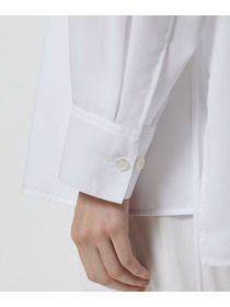 【yoshie inaba】コットンポプリンリラックスフィットシャツ 詳細画像 ホワイト 10
