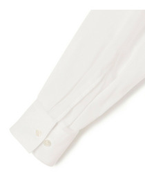 【yoshie inaba】コットンポプリンリラックスフィットシャツ 詳細画像 ホワイト 16