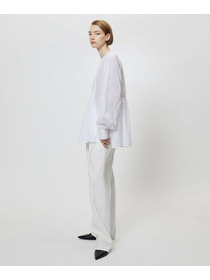 【yoshie inaba】コットンポプリンリラックスフィットシャツ 詳細画像 ホワイト 7