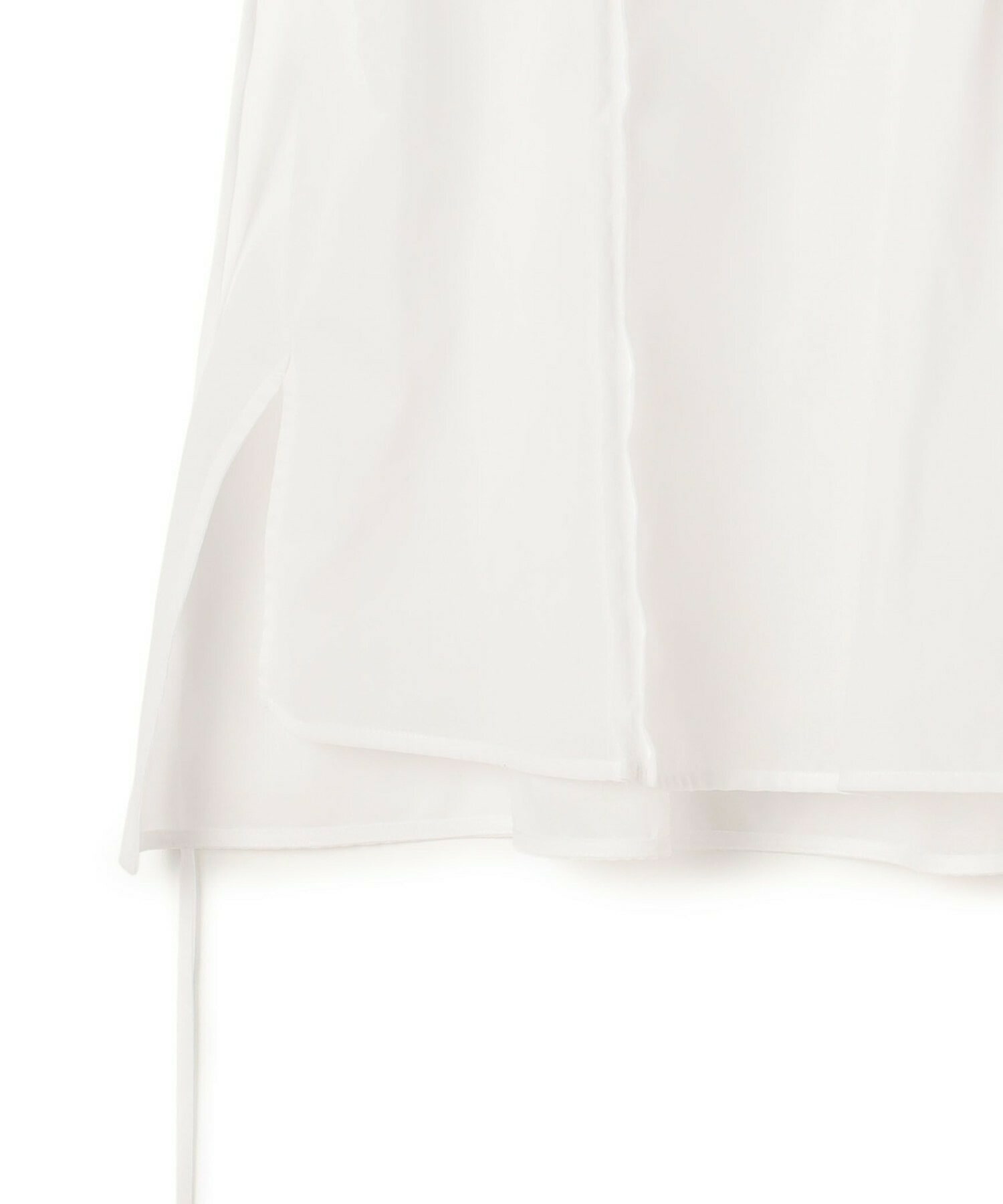 【yoshie inaba】コットンポプリンリラックスフィットシャツ 詳細画像 ホワイト 17