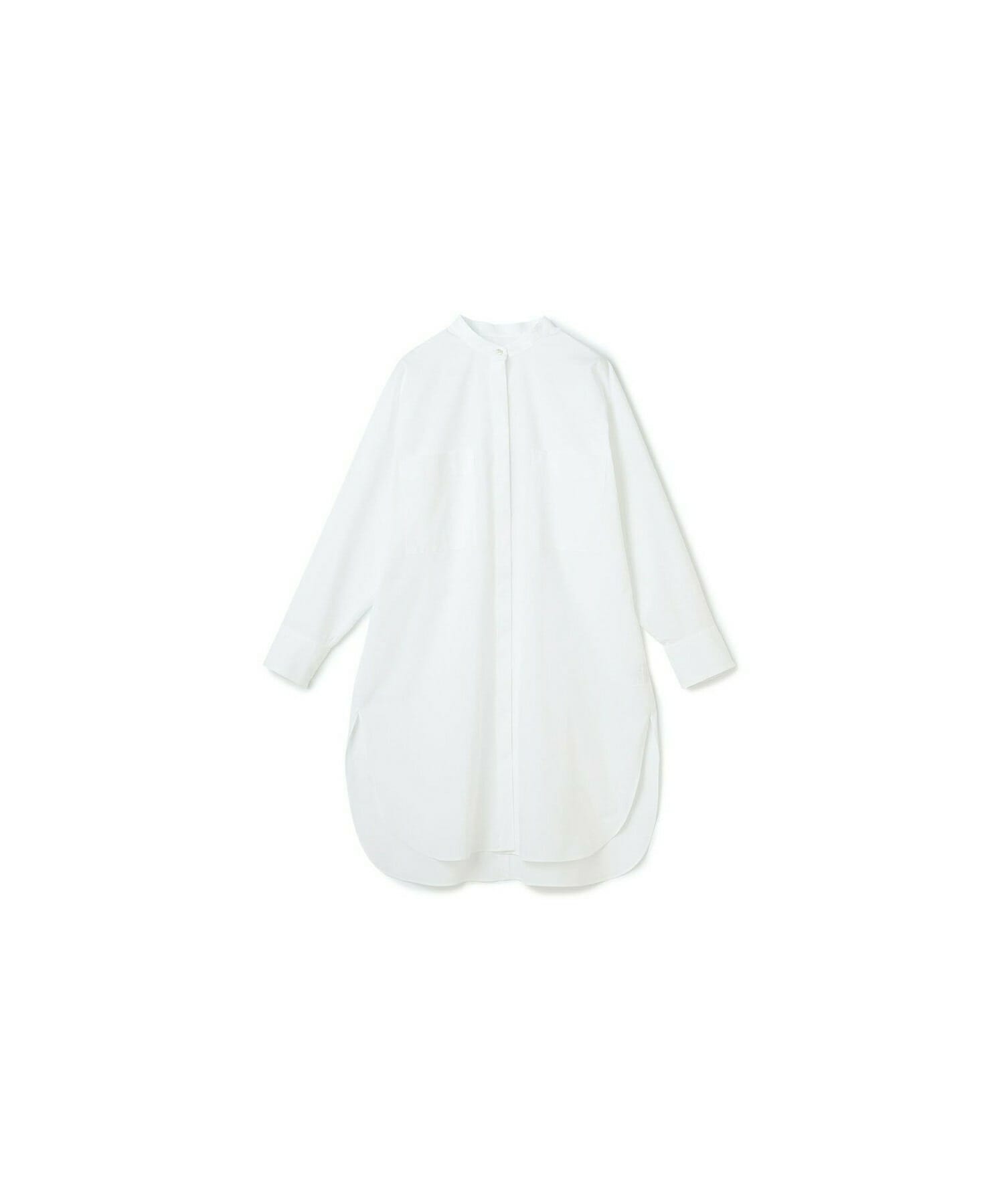 【yoshie inaba】コットンオックスフォードメンズシャツ 詳細画像 ホワイト 1