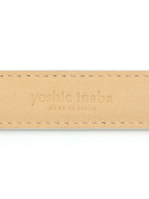 【yoshie inaba】ラウンドバックル20mmベルト 詳細画像 ブラック 2
