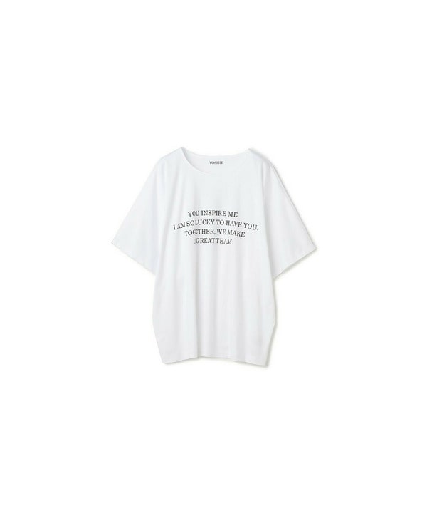 【yoshie inaba】｜2BUY10%OFF対象｜ロゴビッグTシャツ