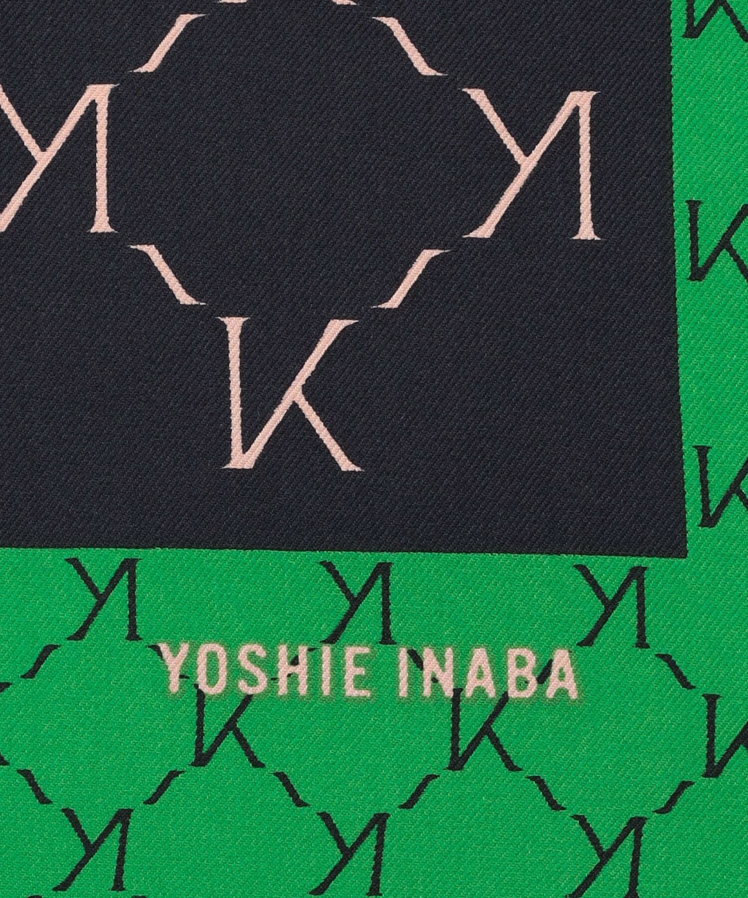 yoshie inaba ヨシエイナバ シルクニットワンピース スカーフ 売り出し