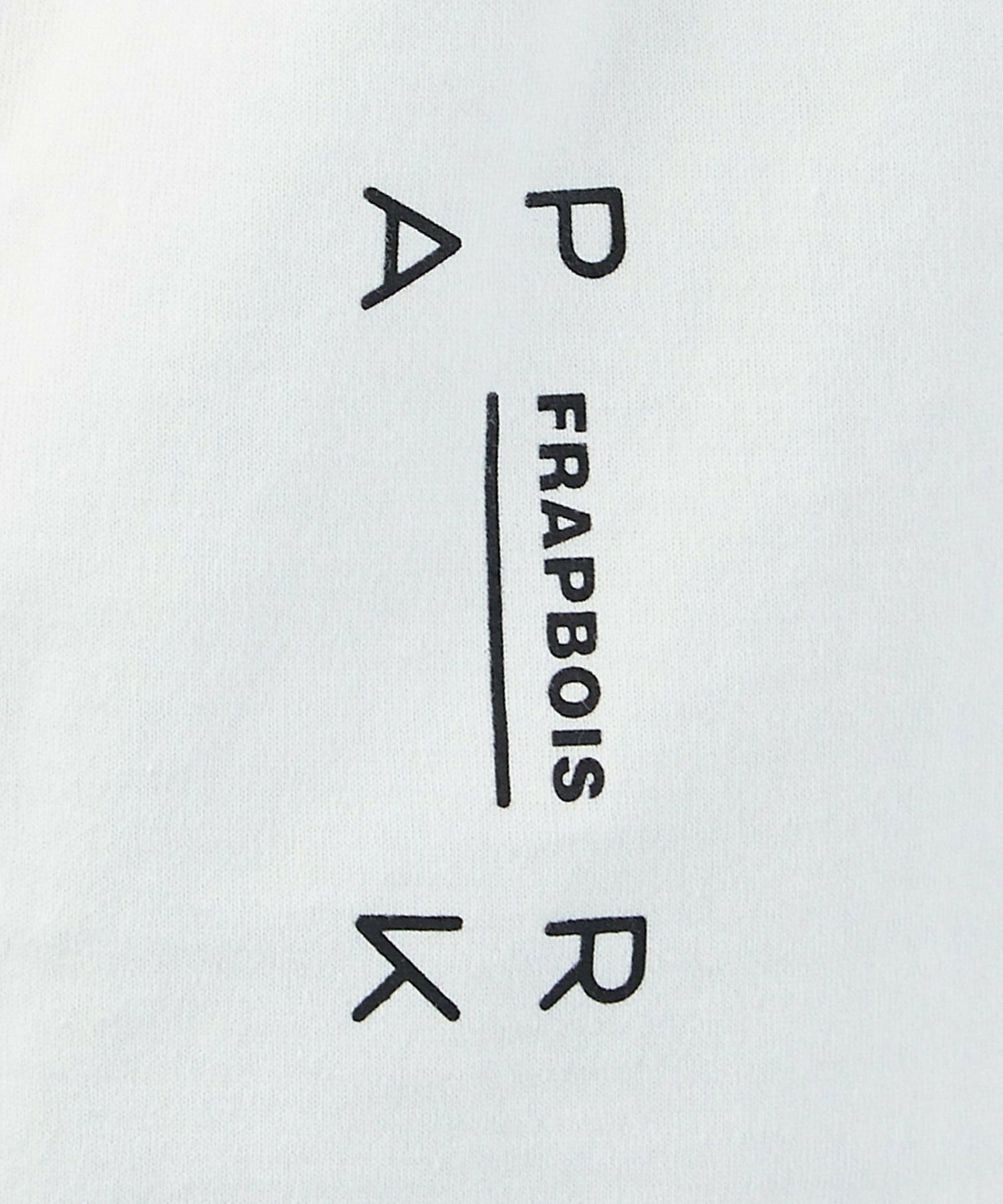 【FRAPBOIS PARK】フォントT 詳細画像 ブラック 8