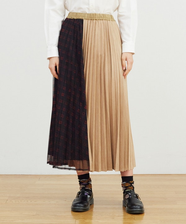 【FRAPBOIS】スウェードチュール スカート