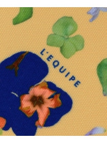 【L'EQUIPE】ボタニカルプリントプリントバッグ 詳細画像 ブラック 9