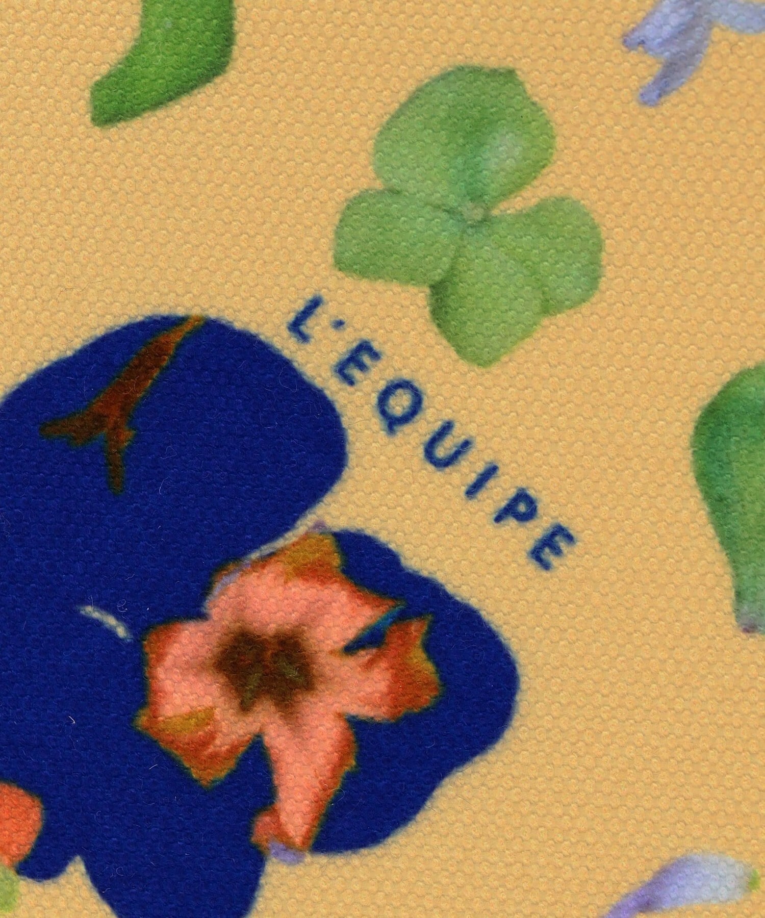 【L'EQUIPE】ボタニカルプリントバッグ 詳細画像 ライトベージュ 9
