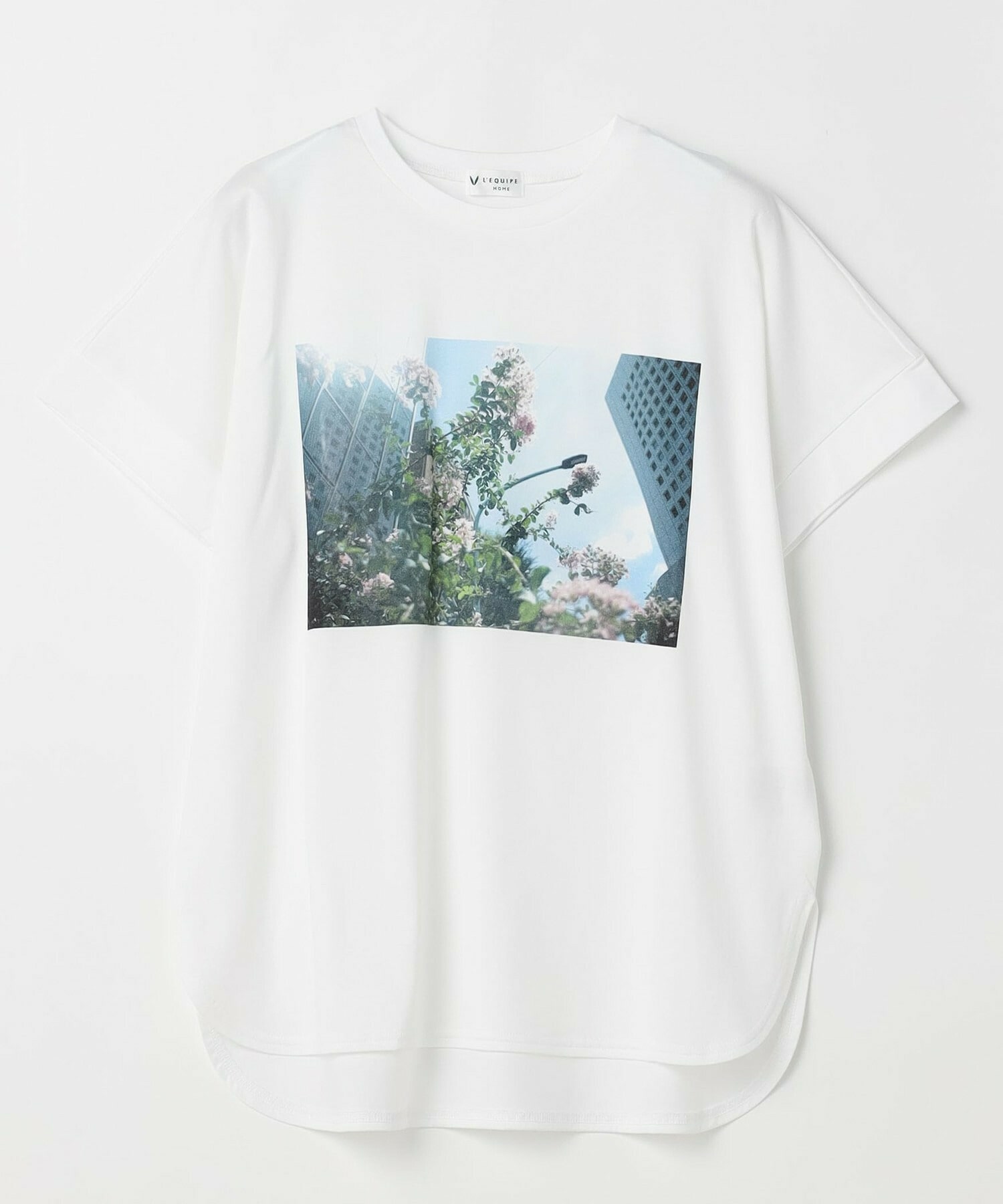 【HOME】【HOME】60/2天竺フォトプリントTシャツ 詳細画像 ホワイト 5