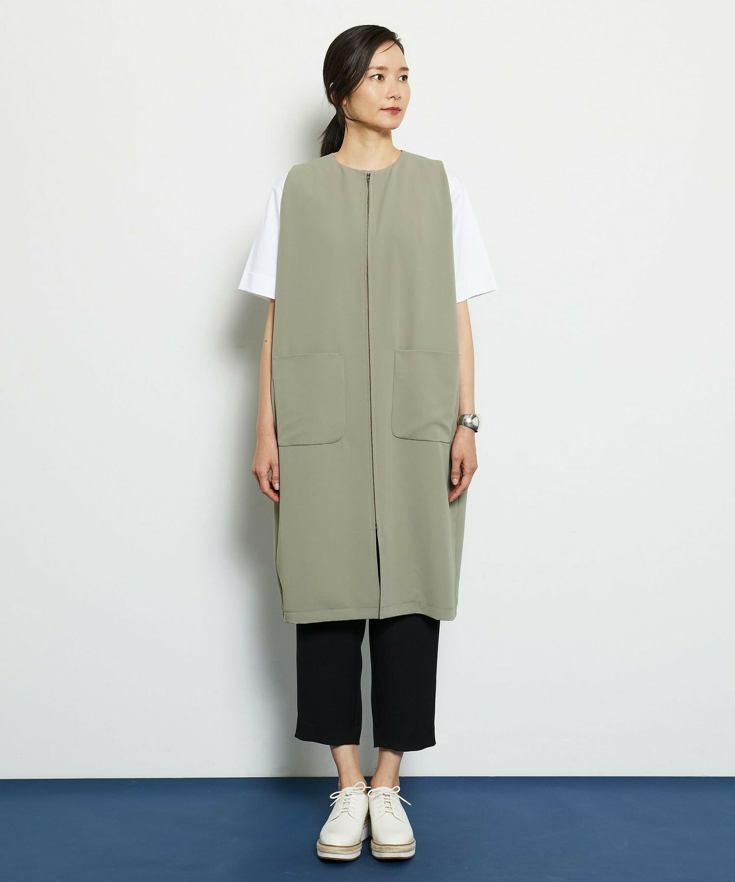 セオリー Theory ジレ ADMIRAL CREPE SEAM VT theory Admiral Crepe seam VT s