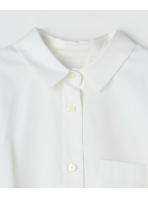 【L'EQUIPE】ナチュラルストレッチコットンシャツ 詳細画像 ホワイト 2