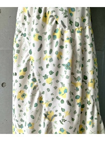 【L'EQUIPE】【Lサイズ】ボタニカルプリントスカート 詳細画像 オフホワイト 7