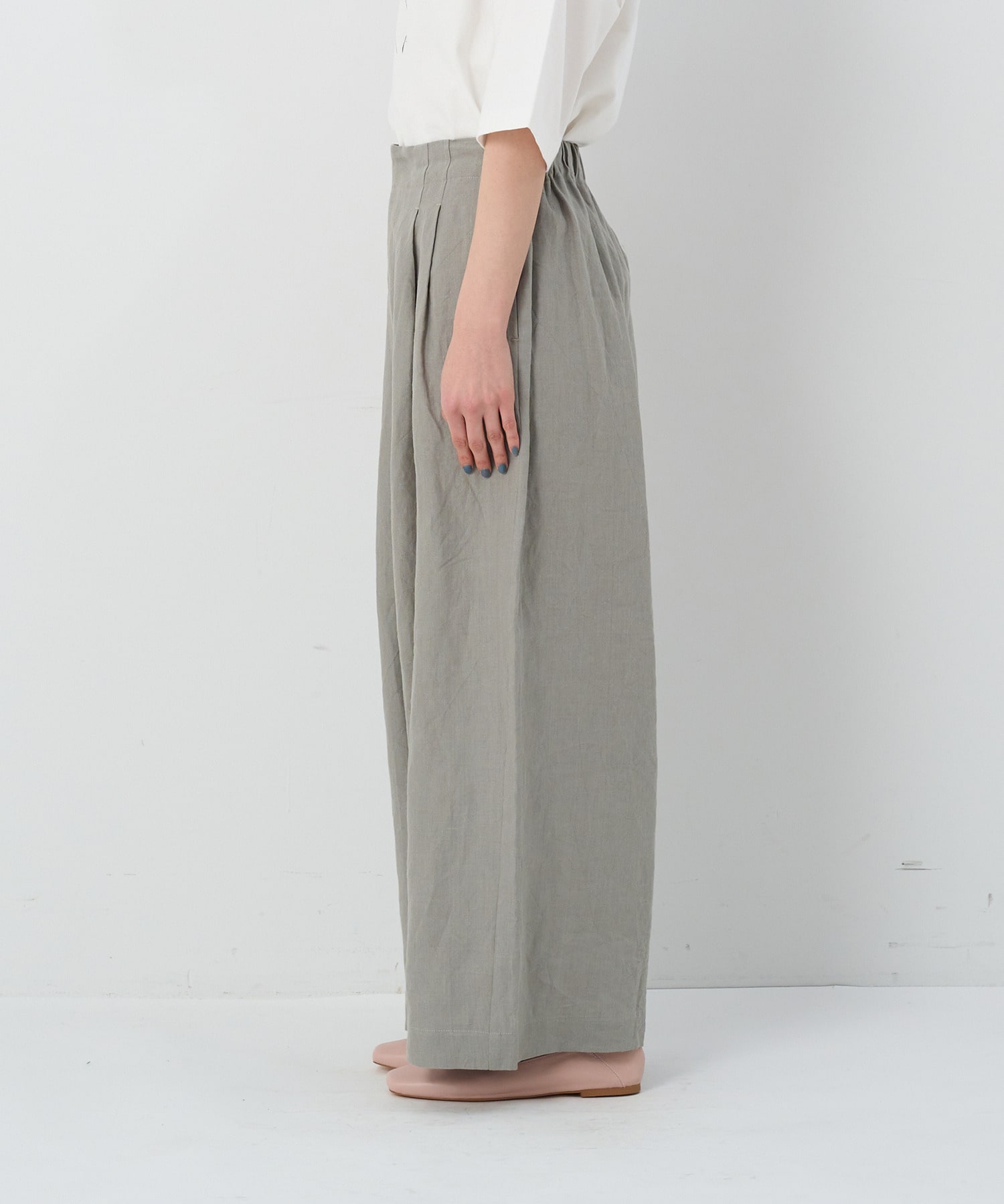 ストアプロモーション COMMON/DIVISOR Rhombus wide leg trousers