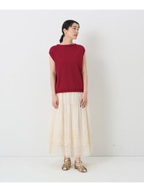 【ADIEU TRISTESSE】綿ボイル刺繍スカート 詳細画像 オフホワイト 4