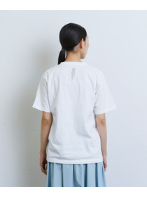 【LOISIR】アーティストコラボ：LOISIR×TORANEKOBONBONプリントTシャツ 詳細画像 ホワイト 5
