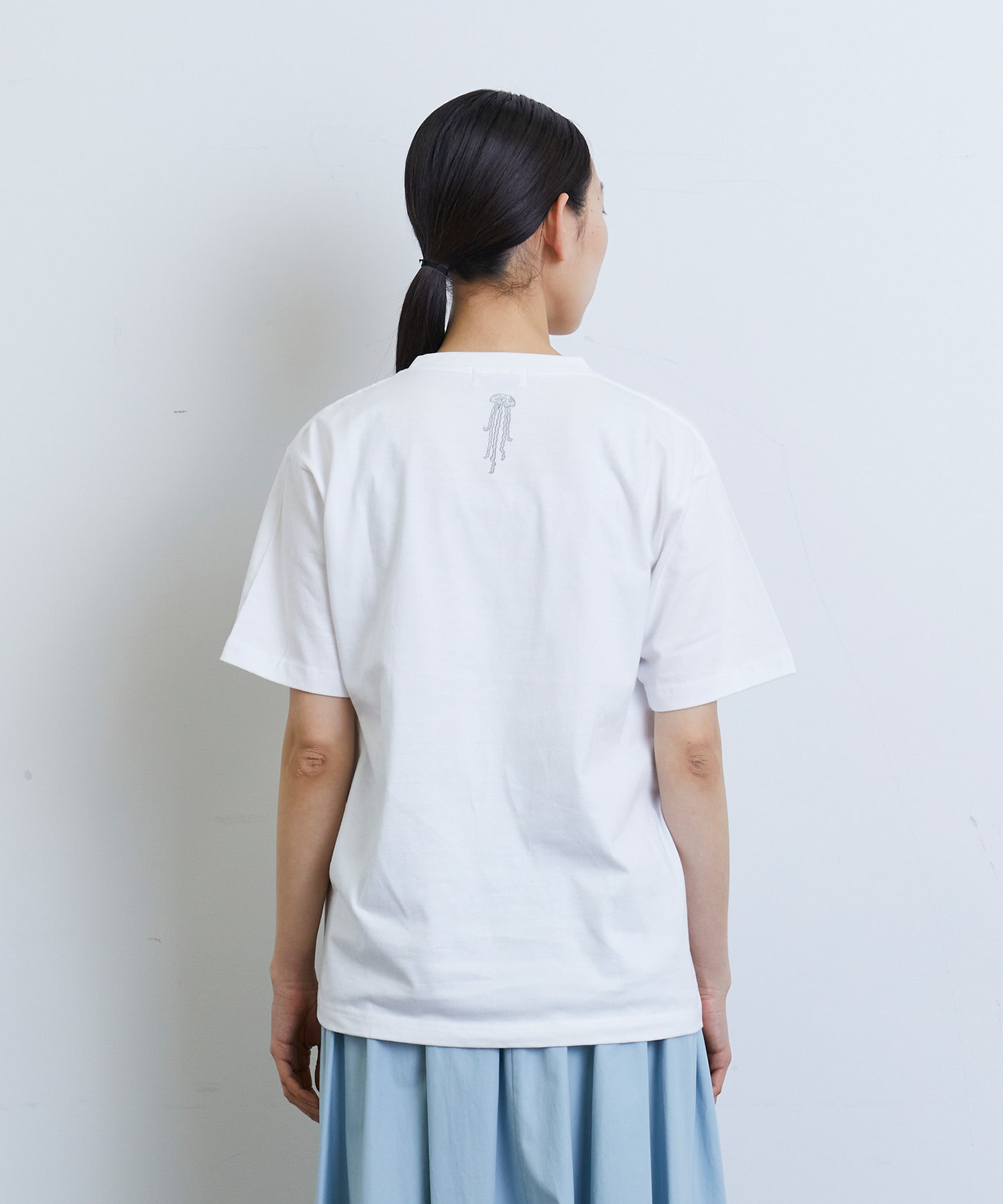 【LOISIR】アーティストコラボ：LOISIR×TORANEKOBONBONプリントTシャツ 詳細画像 ホワイト 5