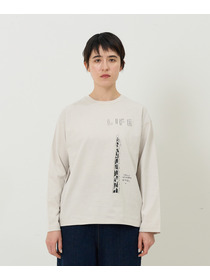 【congés payés】山口一郎さんコラボ長袖Tシャツ 詳細画像 ライトグレー 11