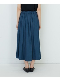 【ADIEU TRISTESSE】【セットアップ】リネンギャザースカート 詳細画像 ブルー 16