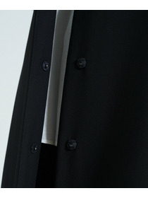 【ADIEU TRISTESSE】ダブルクロスフロントオープンジャンパースカート 詳細画像 ブラック 14
