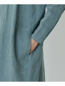 【LOISIR】｜2BUY10%OFF・3BUY20%OFF｜グランジリネンフリルカラーチュニック 詳細画像 グリーン 23