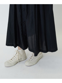 【LOISIR】ライトモールスキンギャザーフレアーデザインスカート 詳細画像 ブラック 19
