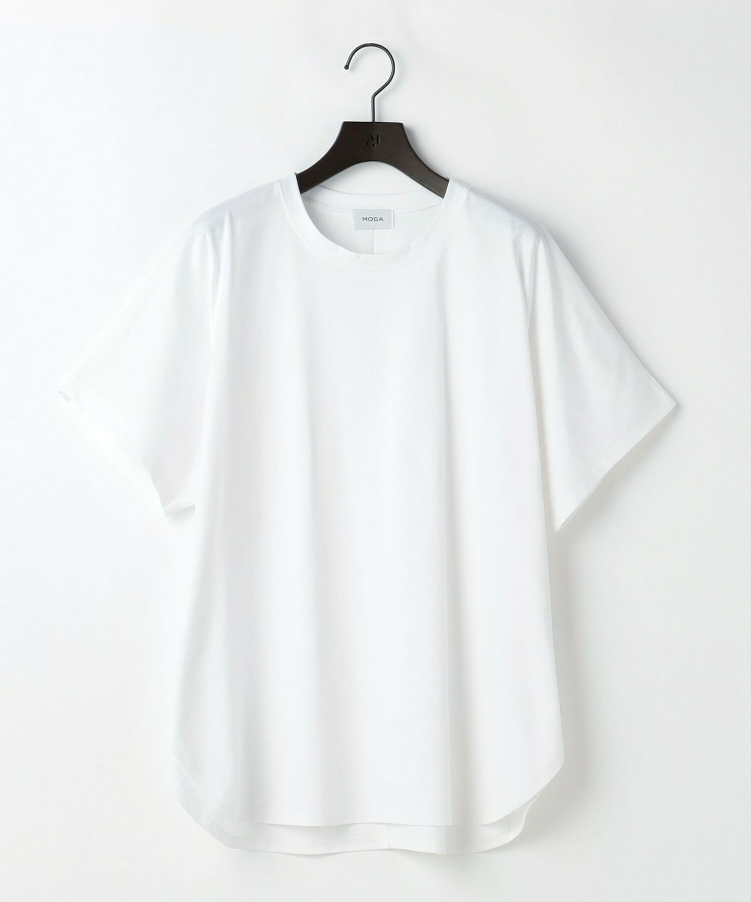 【MOGA】【Lサイズ】マーセライズ天竺ドルマンTシャツ 詳細画像 オフホワイト 1