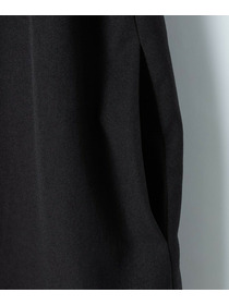 【MOGA】【Lサイズ】綿麻オックスストレッチジャンパースカート 詳細画像 ブラック 4