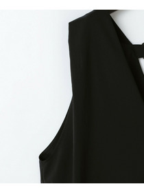【MOGA】【Lサイズ】P/Liバイオストレッチジャンパースカート 詳細画像 ブラック 3