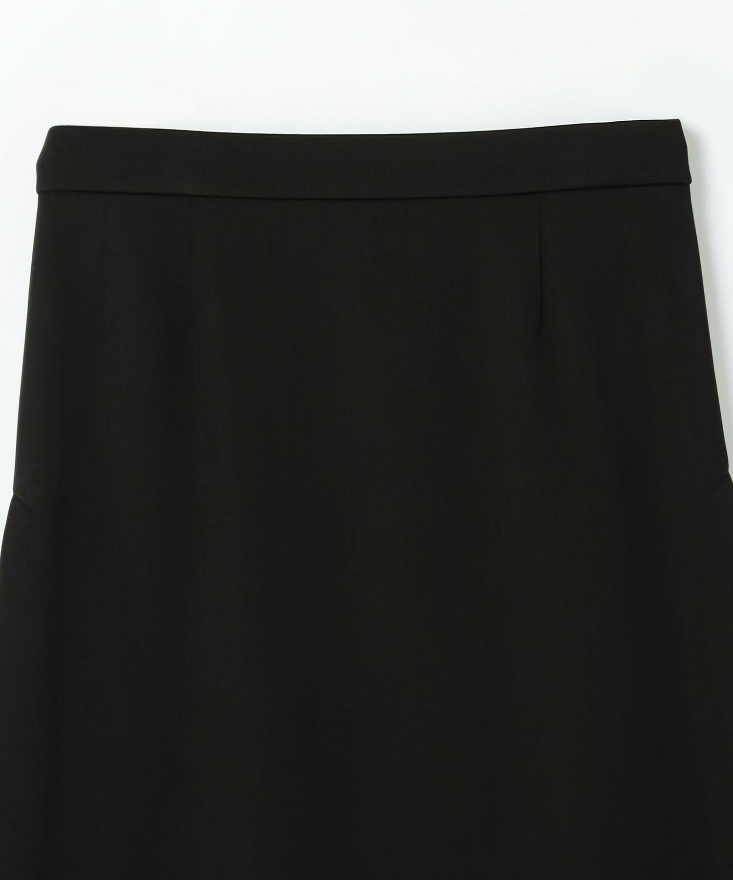 【MOGA】【Lサイズ】Ｔ/Ｗダブルクロスプリーツ切替スカート 詳細画像 ブラック 2