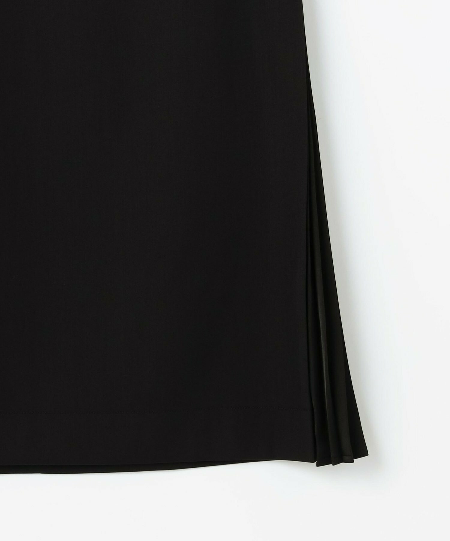 【MOGA】【Lサイズ】Ｔ/Ｗダブルクロスプリーツ切替スカート 詳細画像 ブラック 3