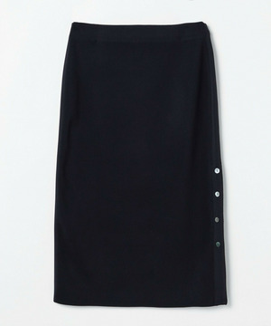 【MOGA】【Lサイズ】ポリエステルニットロングタイトスカート［セットアップ可能］ 詳細画像 ブラック 1