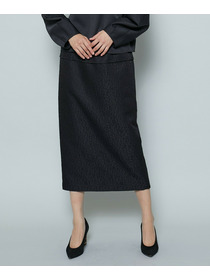 【MOGA】【Lサイズ】ノーブルジャガードバルーンタイトスカート［セットアップ可能］ 詳細画像 ブラック 7