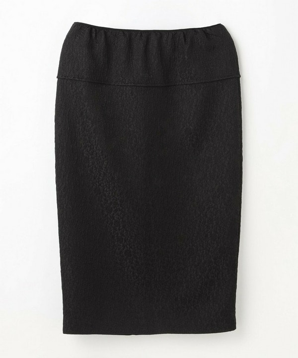 【Lサイズ】ノーブルジャガードバルーンタイトスカート［セットアップ可能］ 詳細画像 ブラック 1
