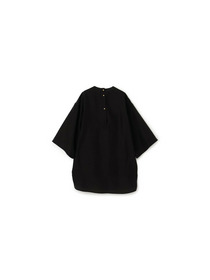 【yoshie inaba】SILK HABUTAE OVERSIZED PULL OVER TOP 詳細画像 グレー 8