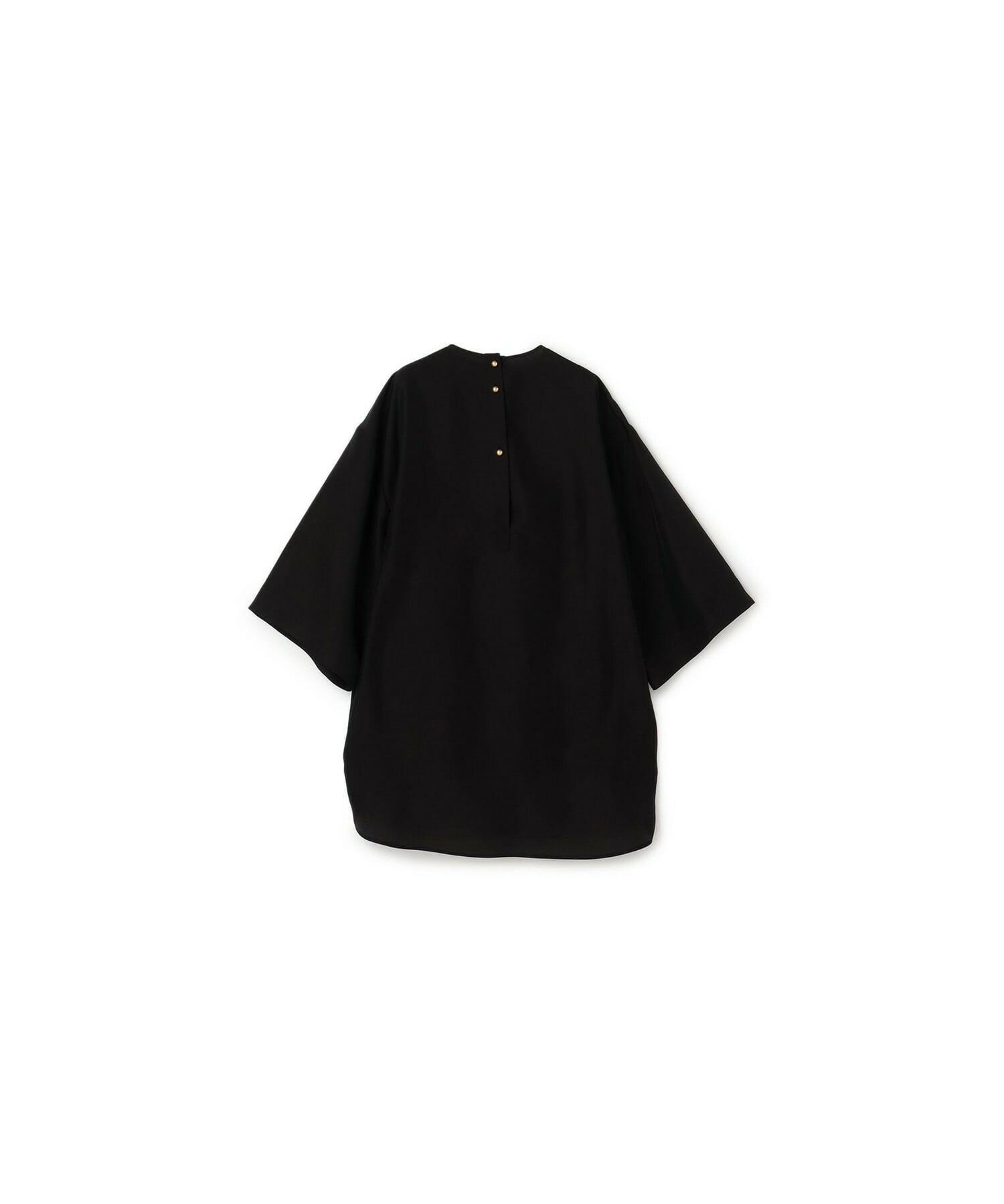 【yoshie inaba】SILK HABUTAE OVERSIZED PULL OVER TOP 詳細画像 グレー 8