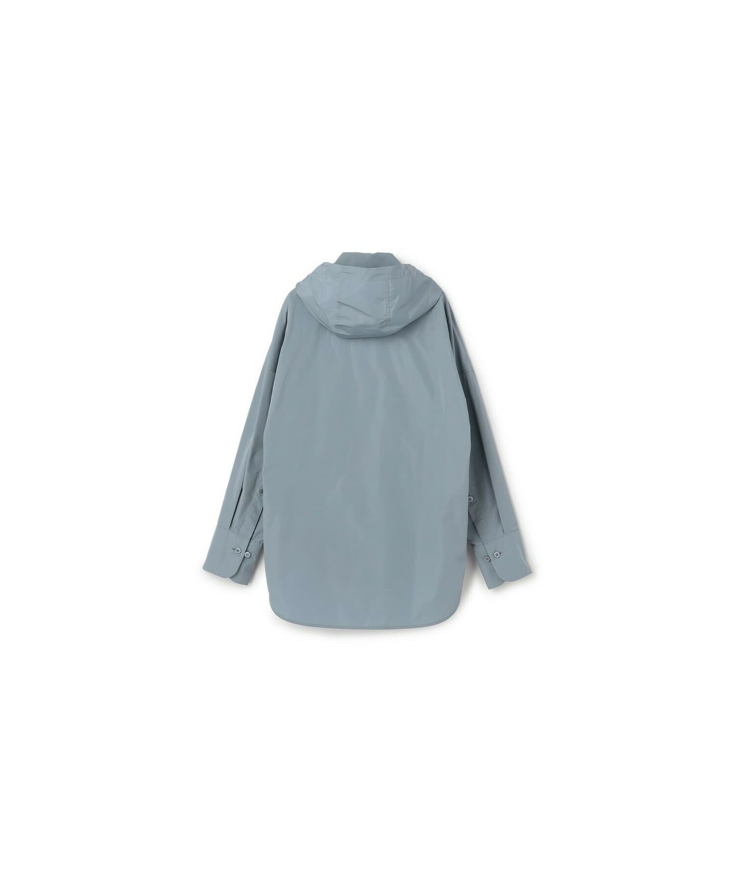 【yoshie inaba】TAFFETA SHIRT HOODIE 詳細画像 ブラック 7