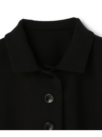 【yoshie inaba】RECYCLE NYLON SCUBA FITTED SHIRT JACKET 詳細画像 ブラック 8