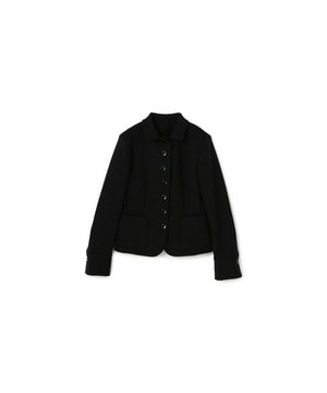 【yoshie inaba】RECYCLE NYLON SCUBA FITTED SHIRT JACKET 詳細画像 ブラック 1