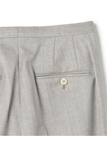 【yoshie inaba】STRETCH WOOL CIGARETTE PANTS 詳細画像 ライトグレー 11