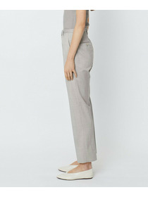 【yoshie inaba】STRETCH WOOL CIGARETTE PANTS 詳細画像 ライトグレー 3