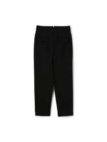 【yoshie inaba】RECYCLE NYLON DOUBLE PLEATED TAPERED  PANTS 詳細画像 ブラック 6
