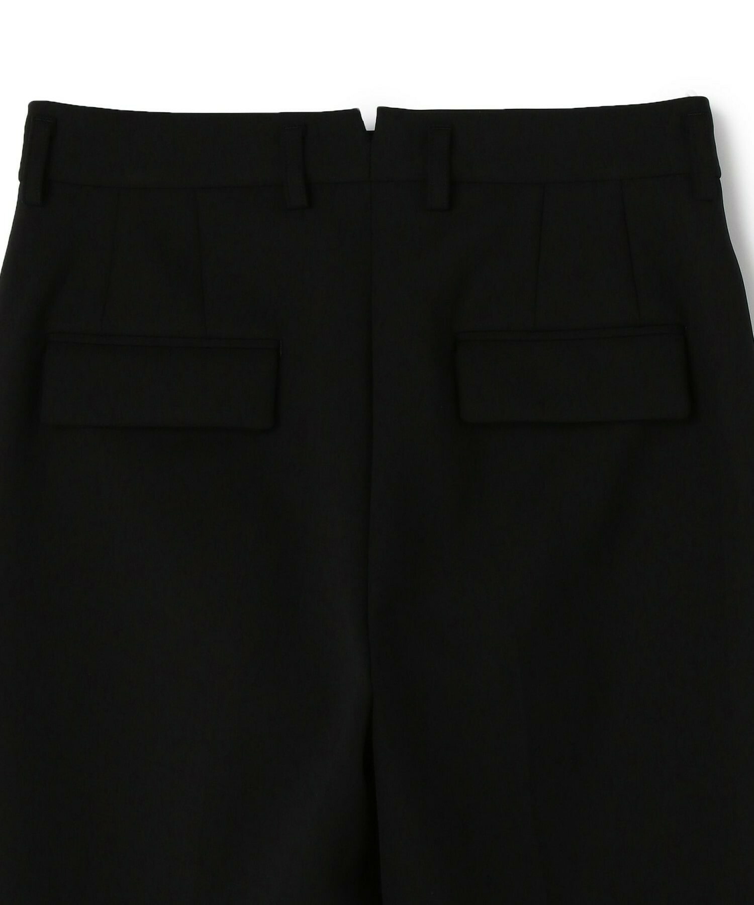 【yoshie inaba】RECYCLE NYLON DOUBLE PLEATED TAPERED  PANTS 詳細画像 ブラック 10