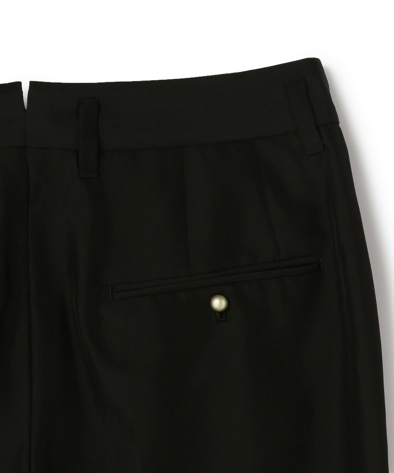 【yoshie inaba】SILK HABUTAE WIDE MEN'S PANTS 詳細画像 ブラック 12