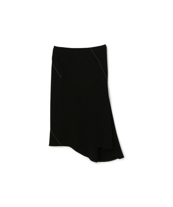 【yoshie inaba】LIGHT DOUBLE CLOTH  “BIAS-CUT” “SPIRAL SEAMED” SKIRT