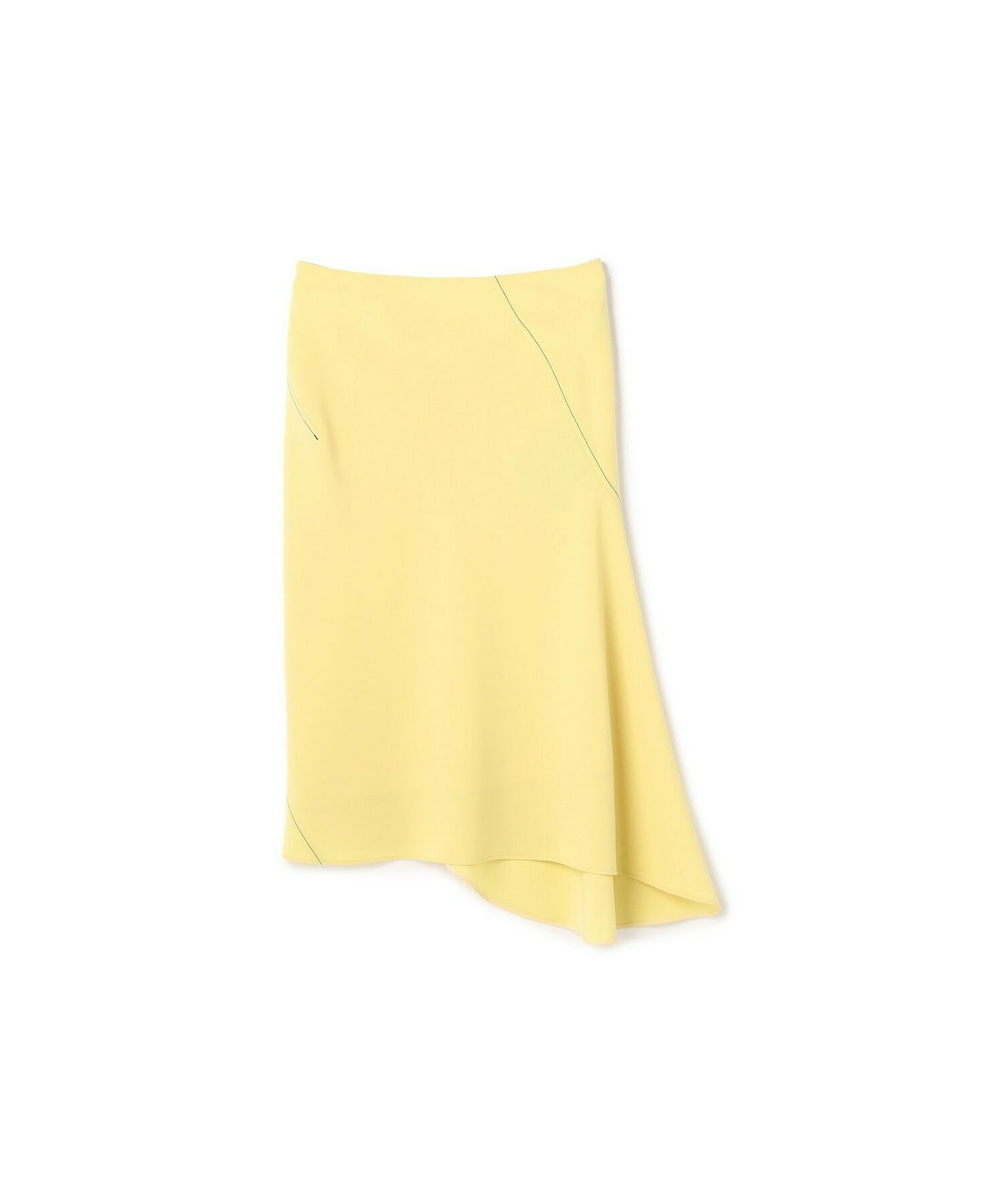 【yoshie inaba】LIGHT DOUBLE CLOTH  “BIAS-CUT” “SPIRAL SEAMED” SKIRT 詳細画像 イエロー 1