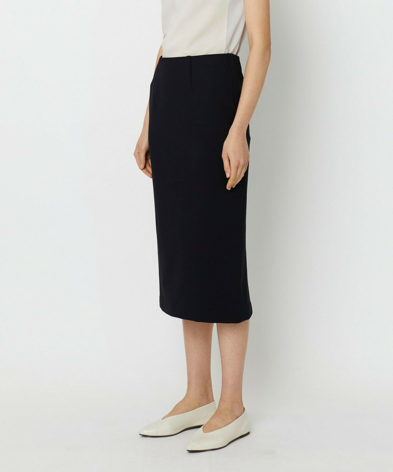 【Americana/アメリカーナ】Nylon Tight Skirt ブラック